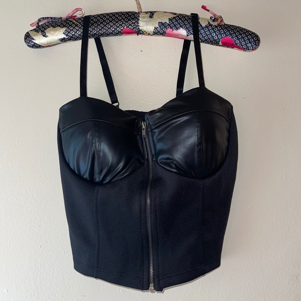 ❤️‍🔥▪️Black Sexy Spaghetti Strap Corset, Size Small ▪️❤️‍🔥